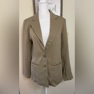Brooke Shields Timeless Ponte Blazer Jacket 2 Buttons Closure Size XXS. NWT
